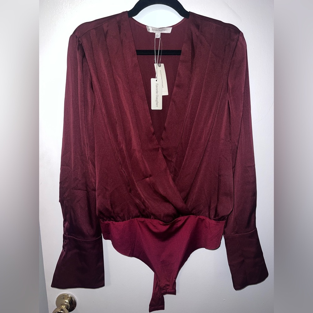 Favorite Daughter Deep Red Bodysuit